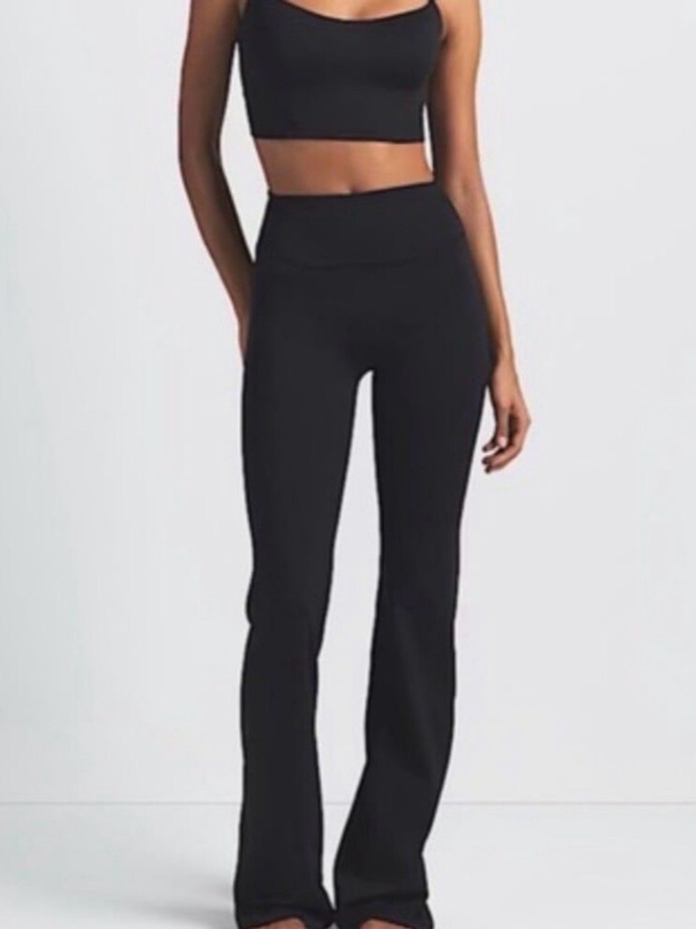 NikeSKIMS MATTE SLIM FLARE LEGGING - Obsidian